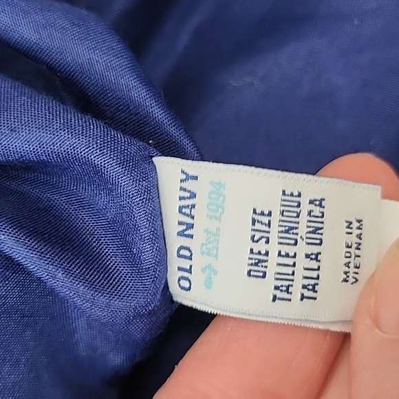 Old Navy cross-body hobo bag/purse/tote. Navy blue, bird pattern - Picture 4 of 4